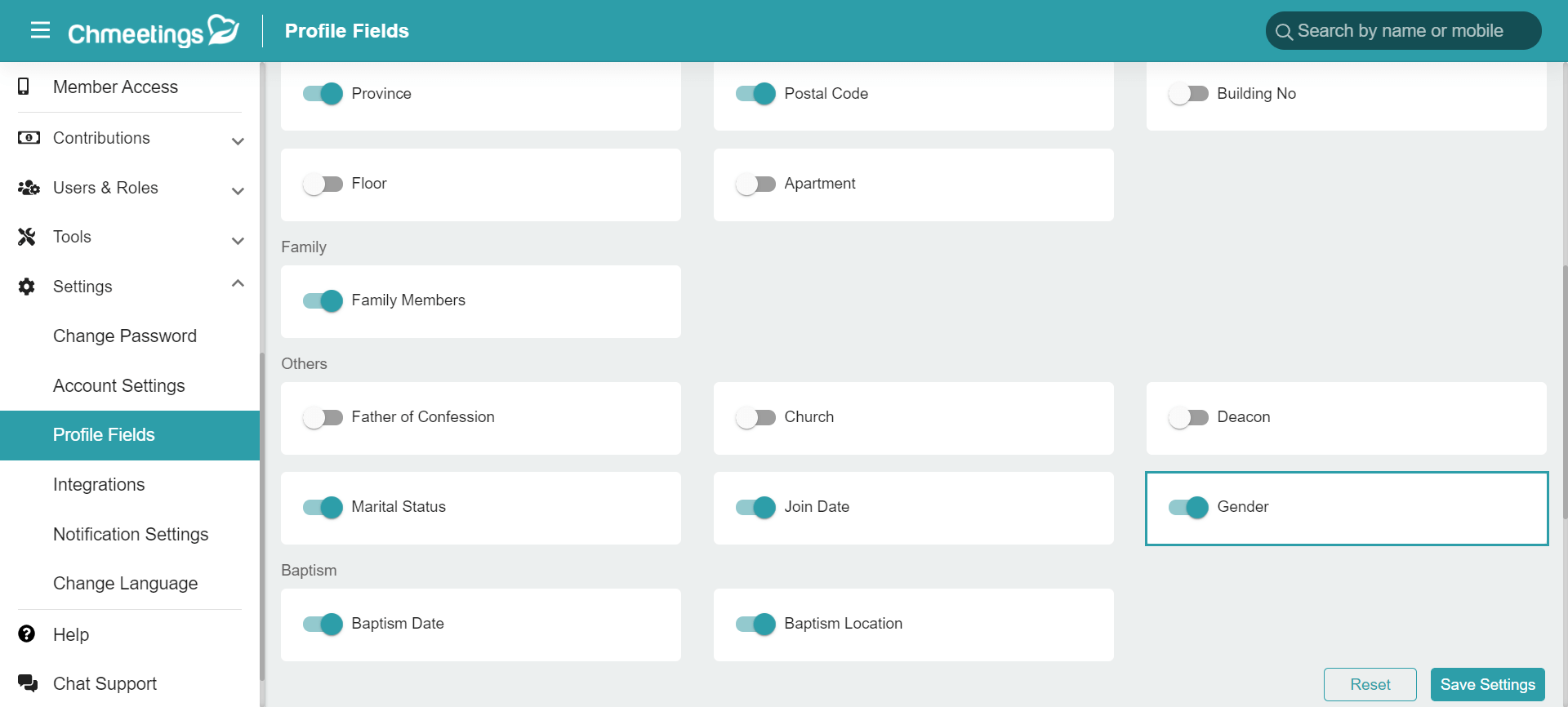 Release Notes 2021 67 profile fields -