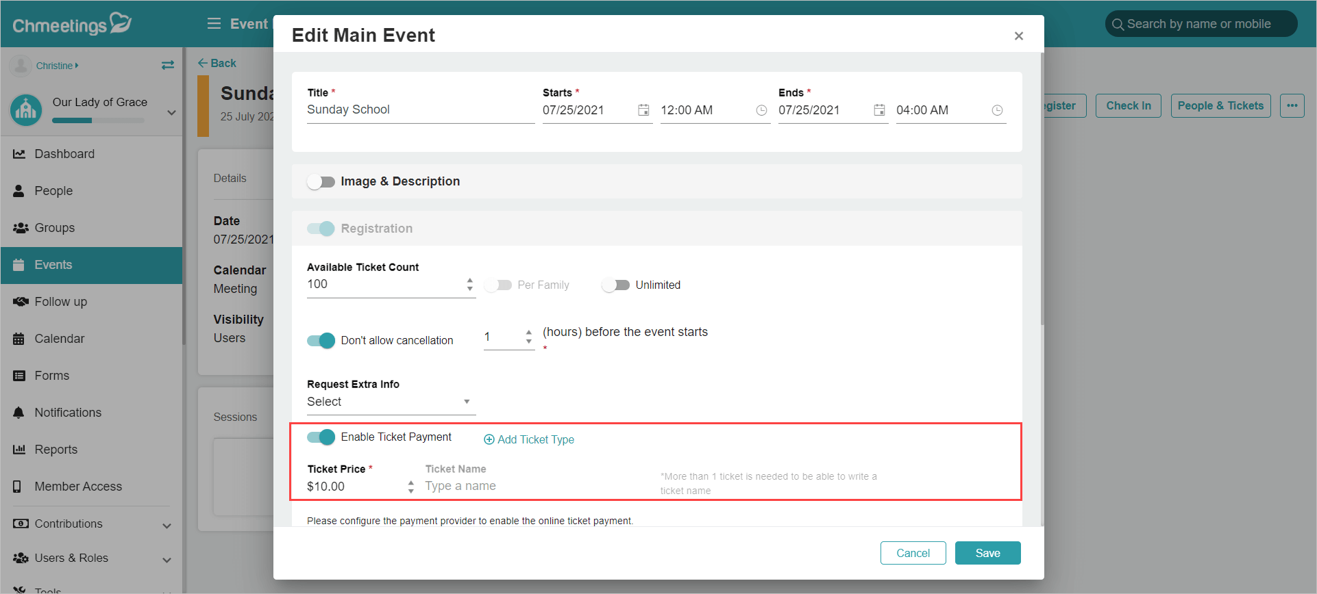 Release Notes 2021 48 1 enable paid tickets -