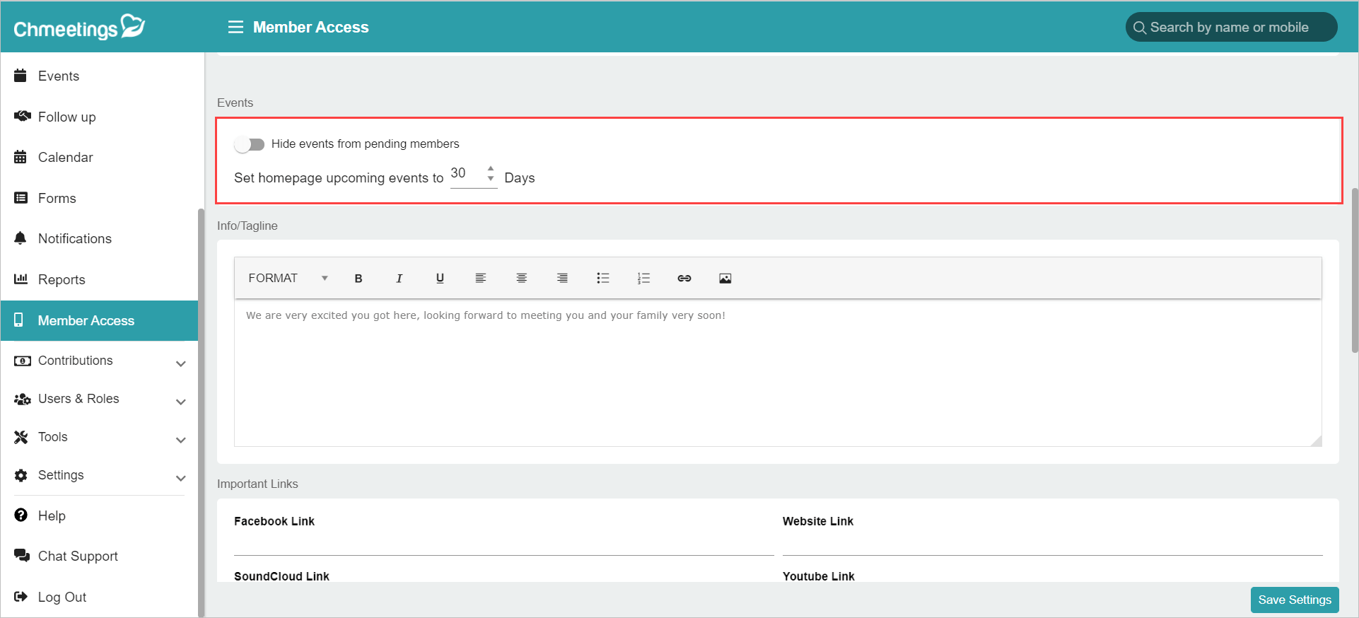 Release Notes 2021 46 4 hide events from users pending approval -