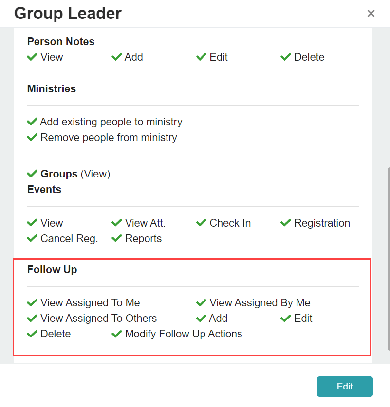 Release Notes 2021 20 follow up permissions -
