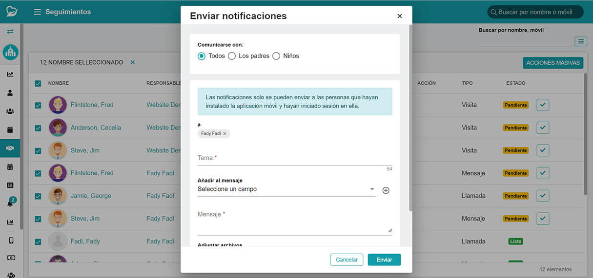 Envoyer Notifications