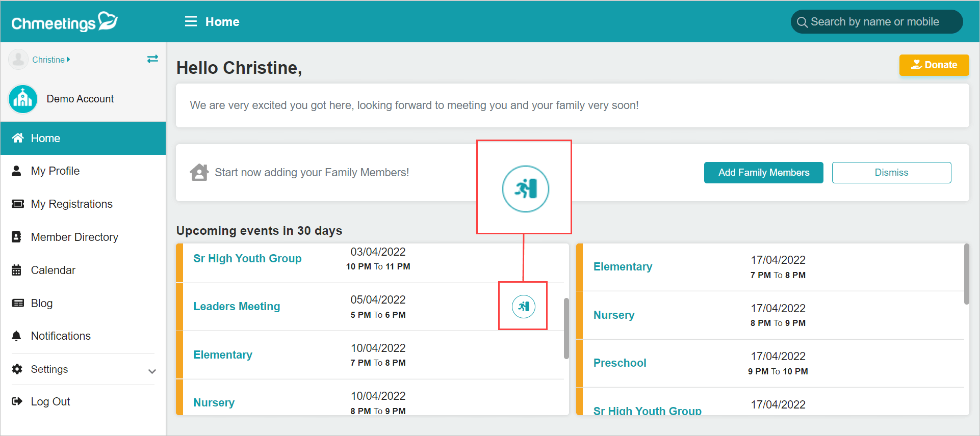 Release Notes 2022 106 self checkin for members -