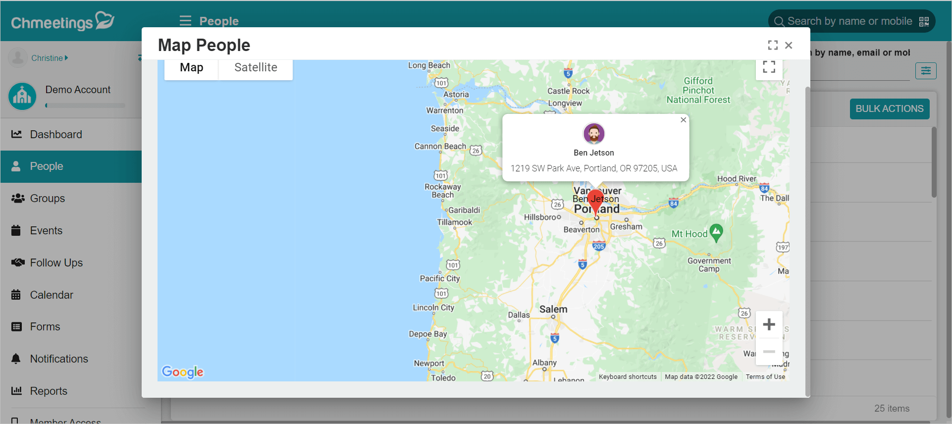 ChMeetings Updates for Q1-2022 4 Map People - ChMeetings Updates for Q1-2022