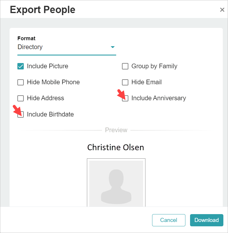 Release Notes 2022 102 new member directory options -