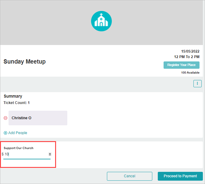 ChMeetings Updates for May 2022 1 donation for members - ChMeetings updates for May 2022