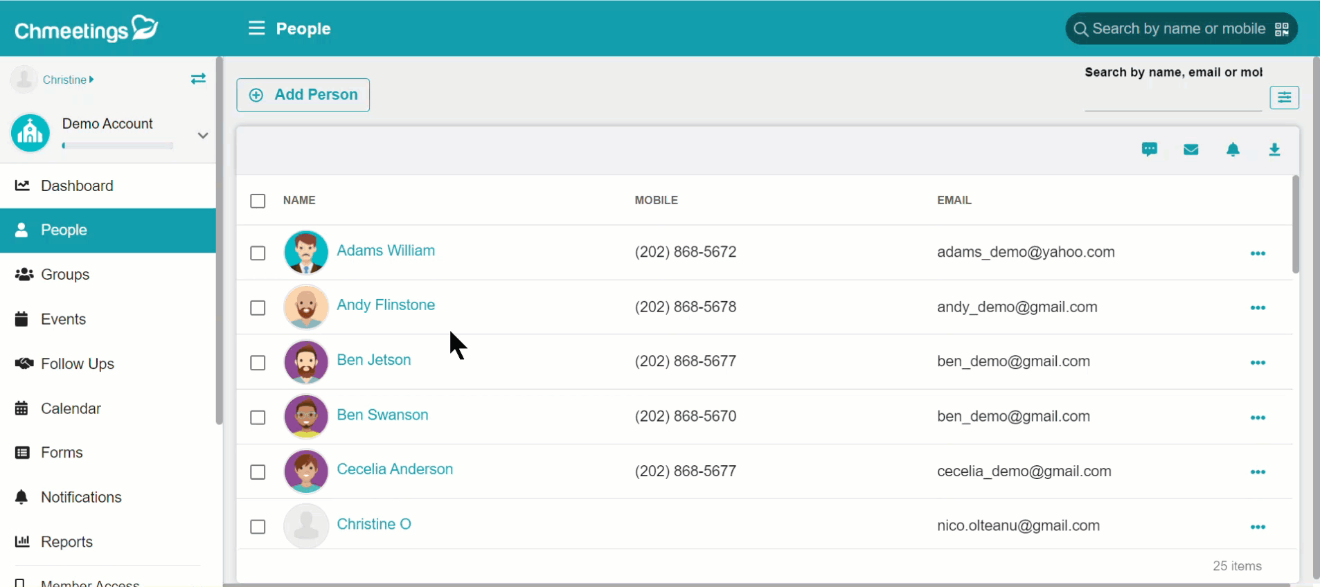 ChMeetings Updates for Q2-2022 8 People select their location by Google map