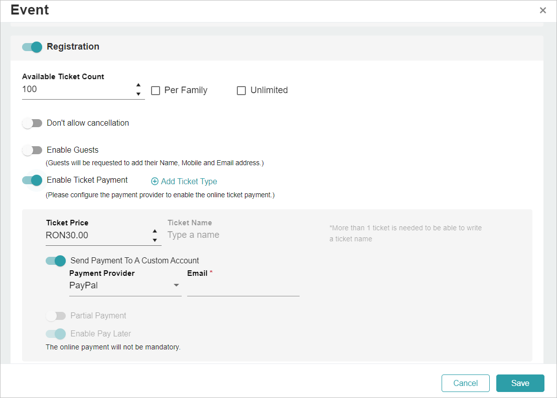 Release Notes 2022 65 custom event payment provider -