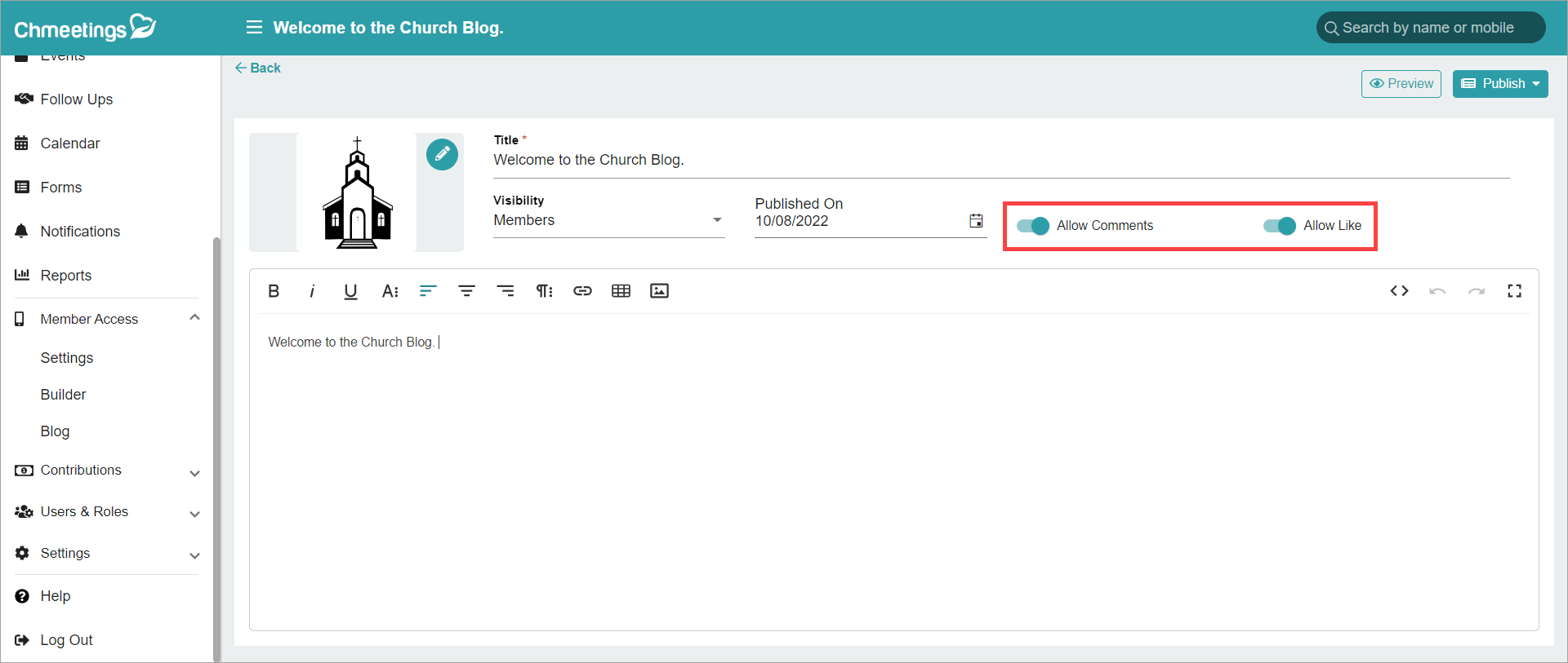 ChMeetings Updates for September 2022 3 hide likes comments -