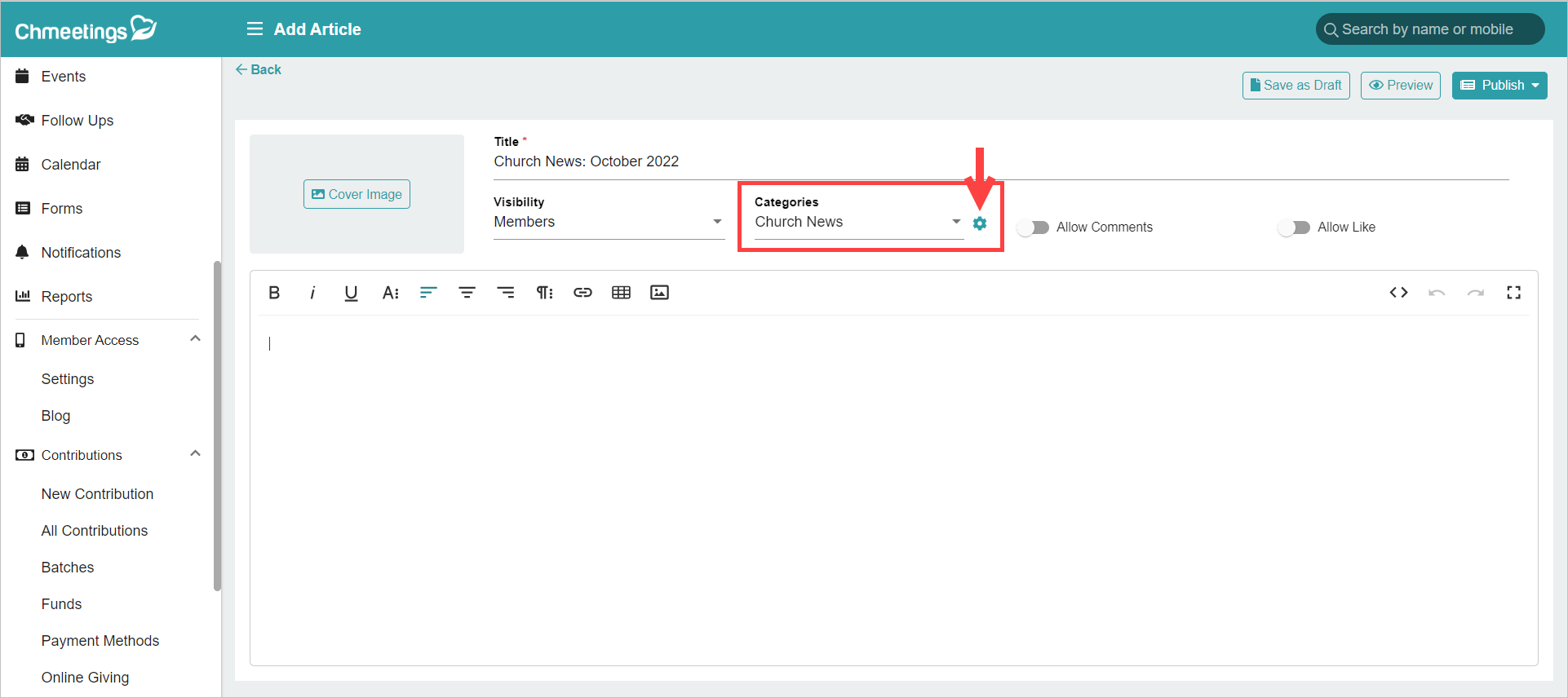 Release Notes 2022 33 blog categories -