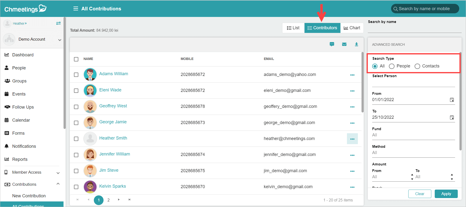 Release Notes 2022 31 contribution contacts -