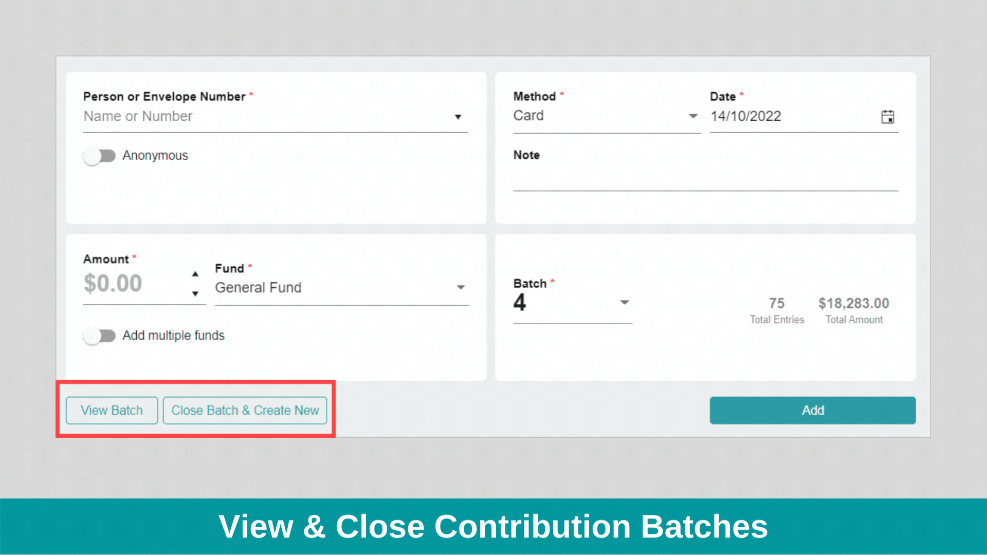 ChMeetings Updates for October 2022 2 contributions -