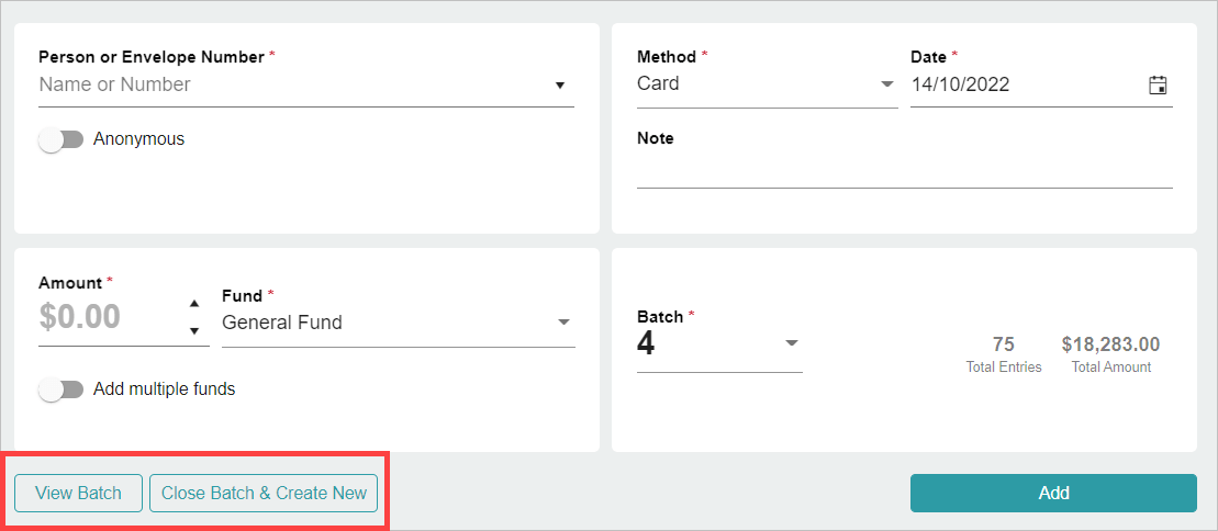 Release Notes 2022 40 view close batch -