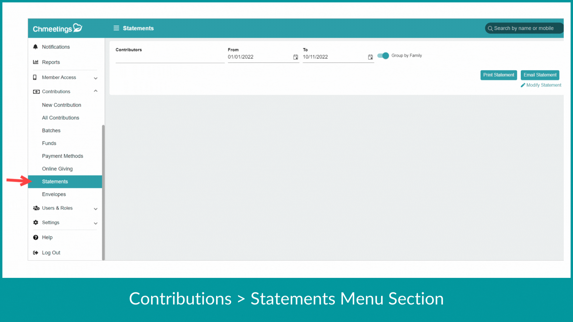 ChMeetings Updates for the End of 2022 3 Contributions -