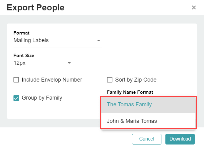 Release Notes 2022 11 familyname format -