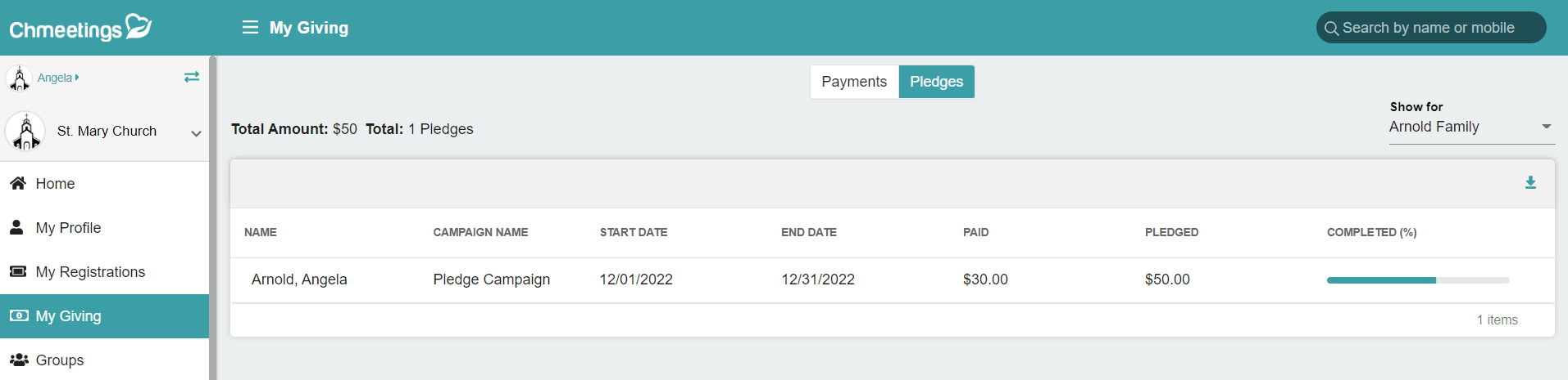 Release Notes 2022 5 member view pledges -