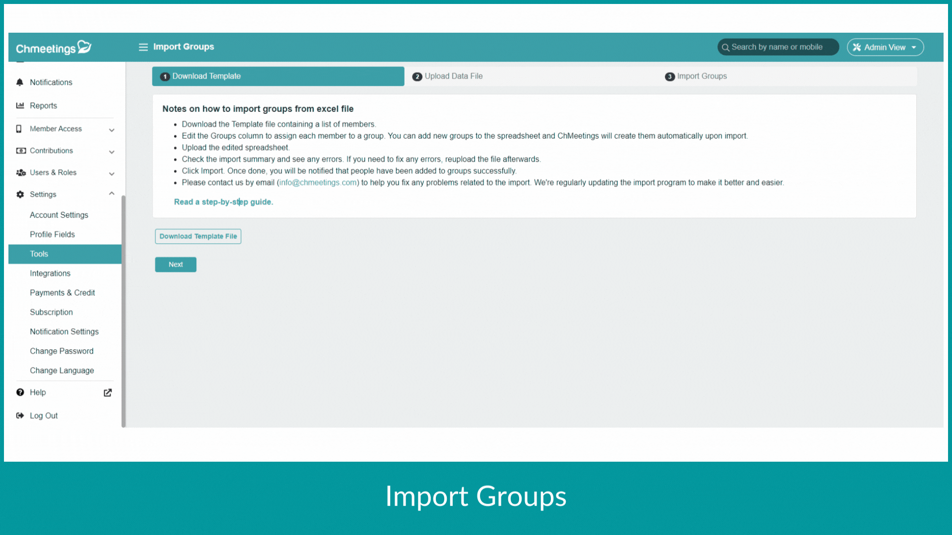 ChMeetings Updates for January 2023 2 groups -