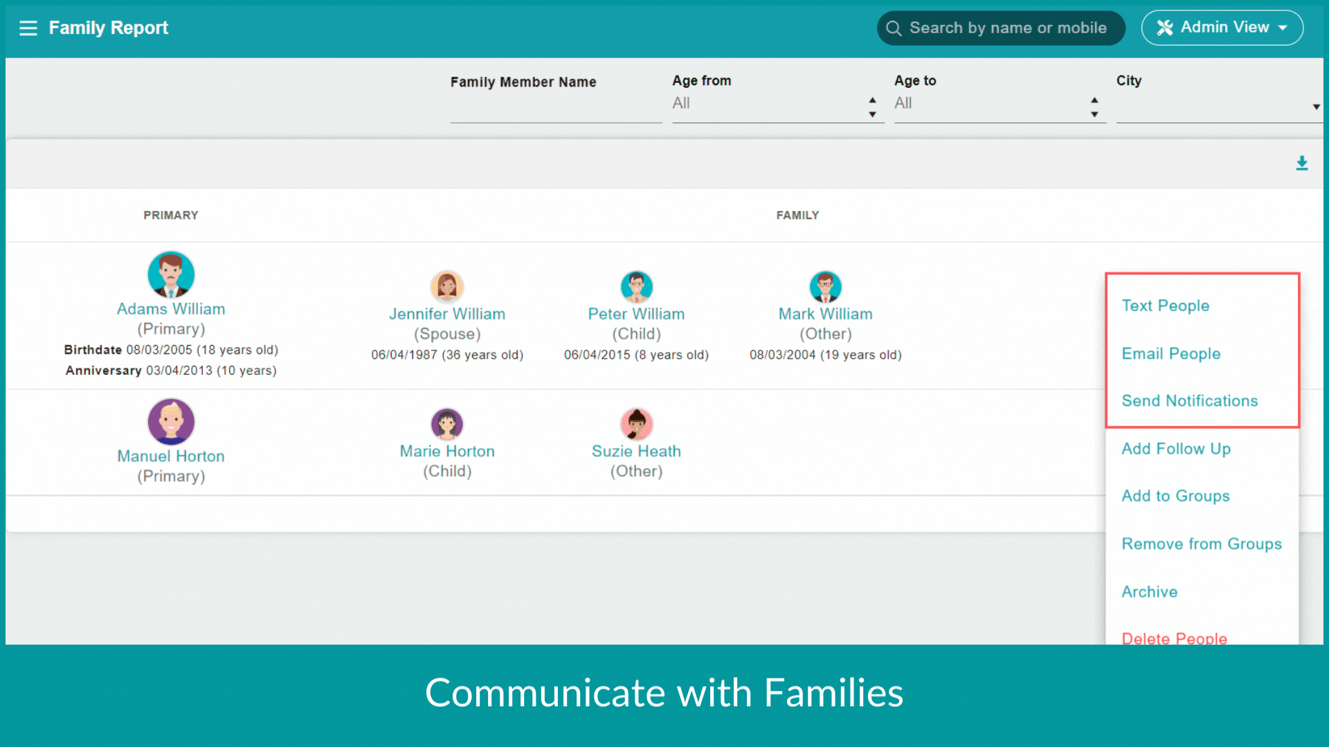 ChMeetings Updates for May 2023 4 comms - best church software for small churches