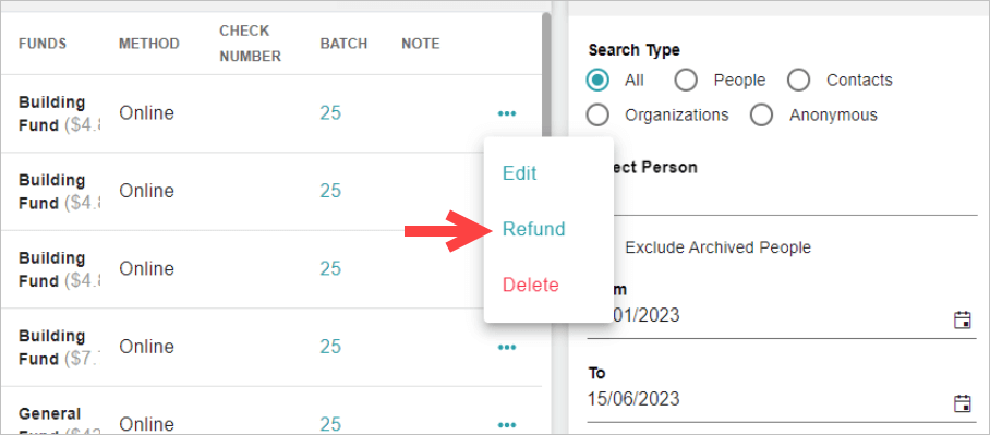 Release Notes 2023 67 refund giving -