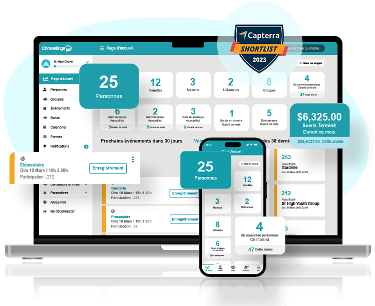 Chmeetings church management software free