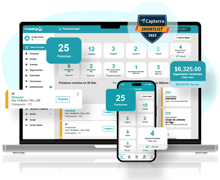 Chmeetings software de gestión de la iglesia gratis