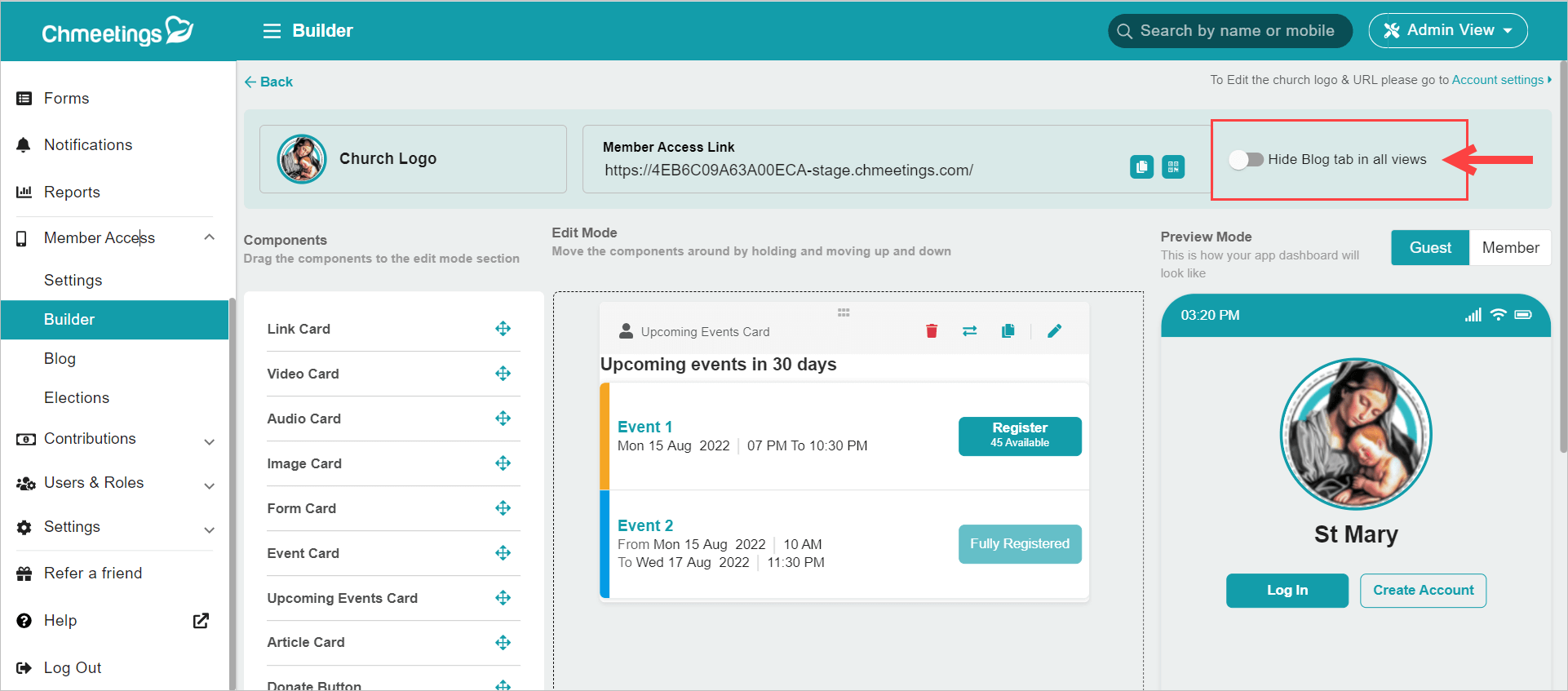 Release Notes 2023 35 hide blog -
