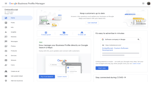 Ihre Kirche bei Google My Business anmelden 5 Profil vervollständigen