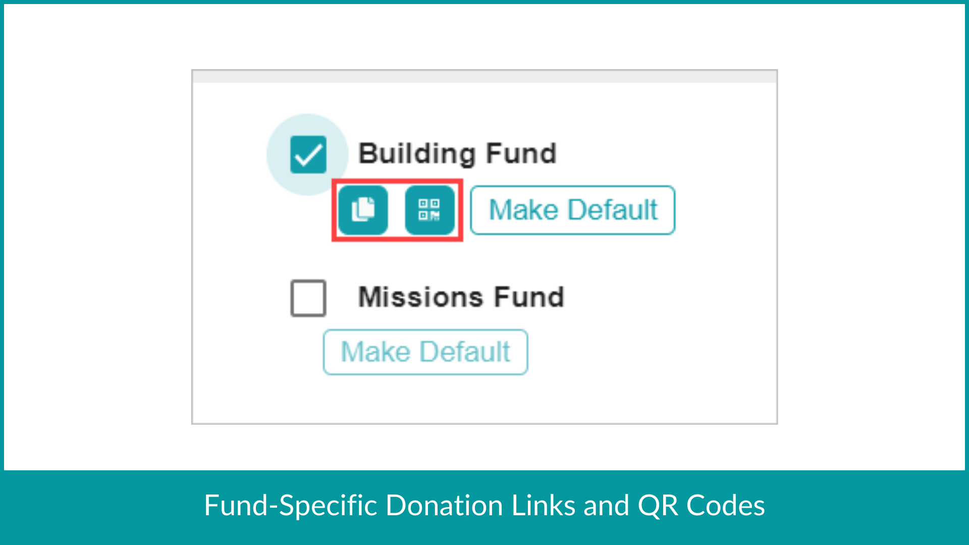 ChMeetings Updates for August 2023 4 fund links -