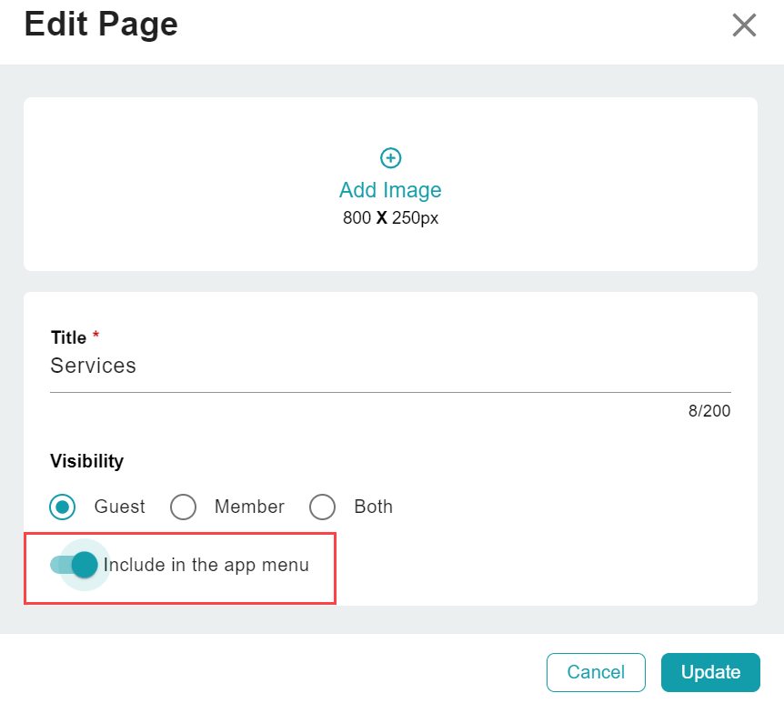 Release Notes 2023 2 add page to menu -