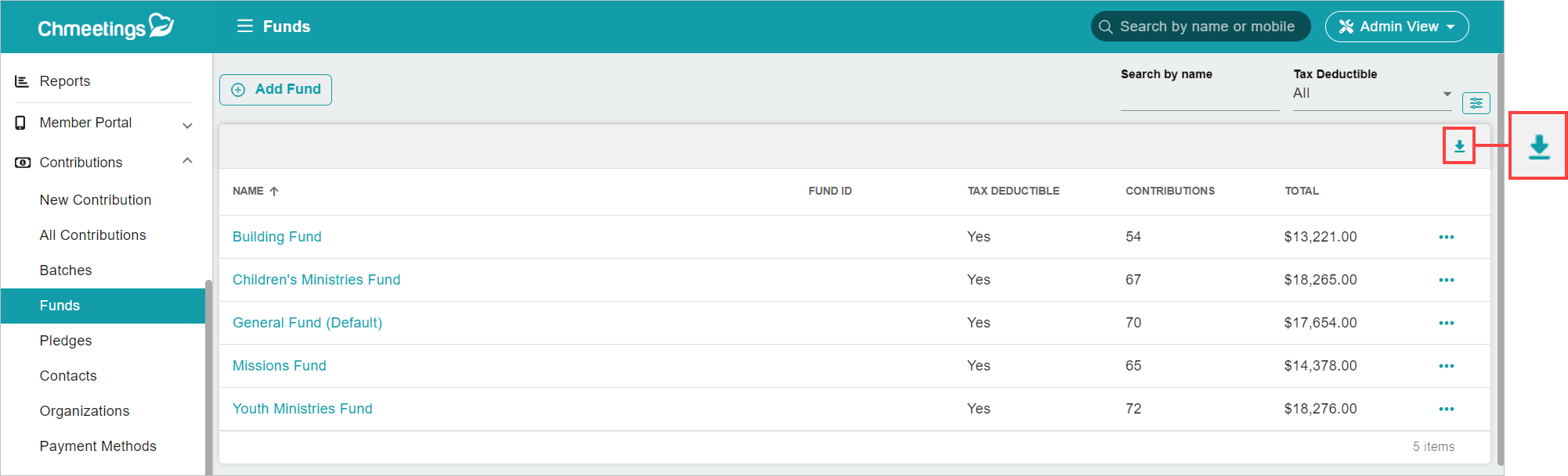 Release Notes 2023 10 export funds -