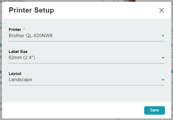 Release Notes 2024 108 printer setup -