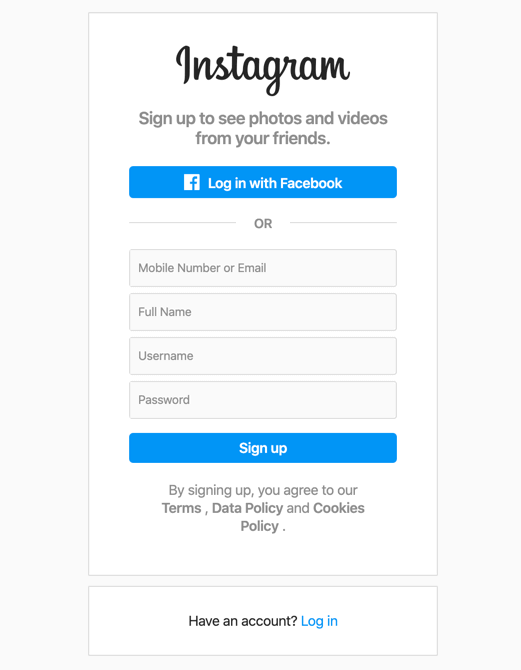 How To Create An Instagram Page For Your Church 3 Create Instgram account