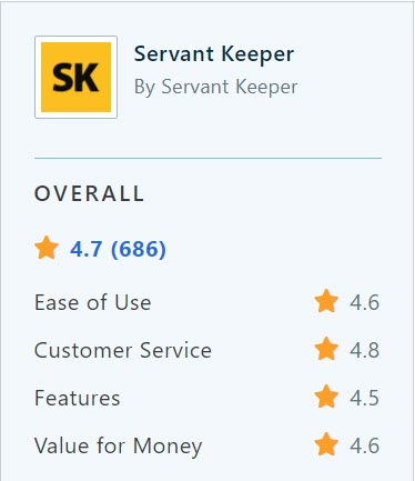 servant keeper capterra reviews - servant keeper