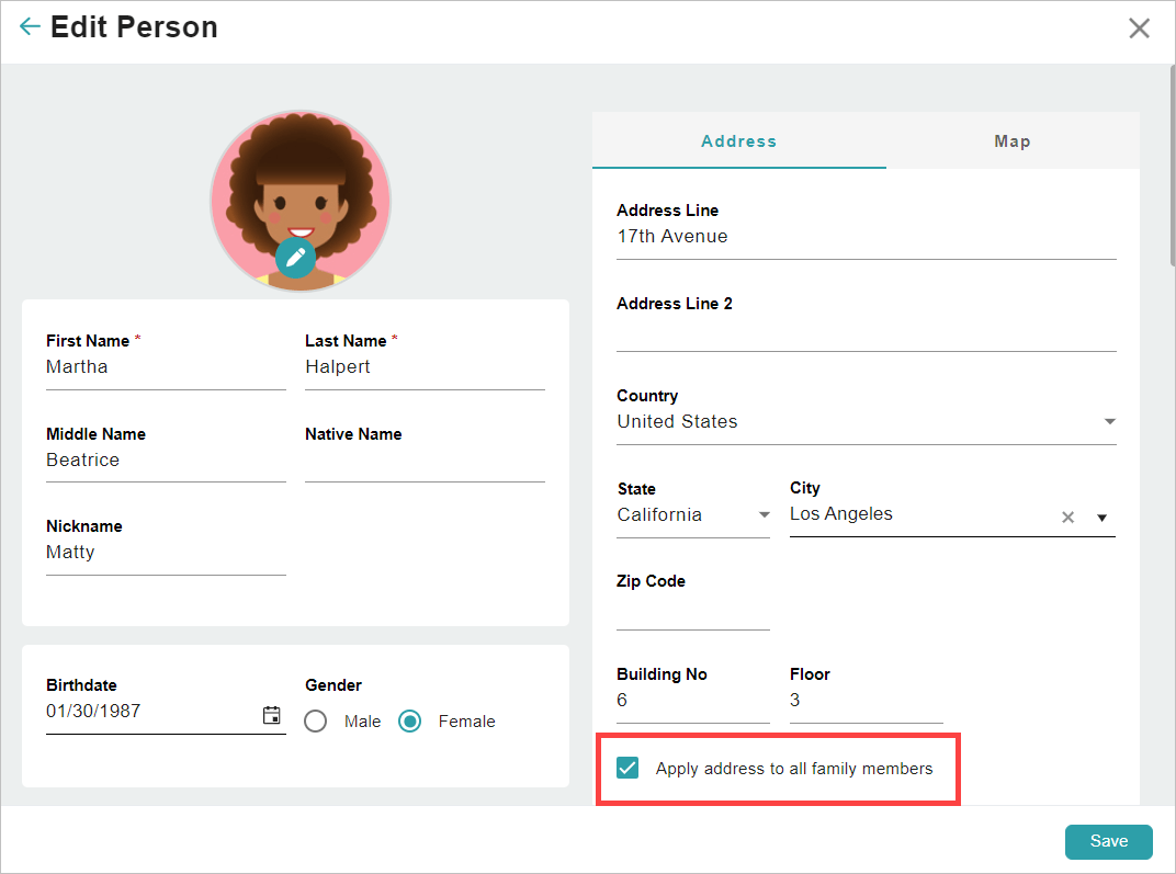 Release Notes 2024 105 family address -