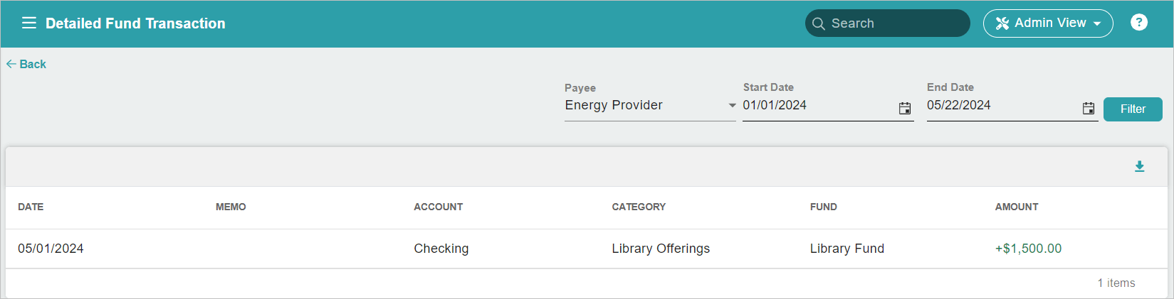Release Notes 2024 83 detailed payee report -