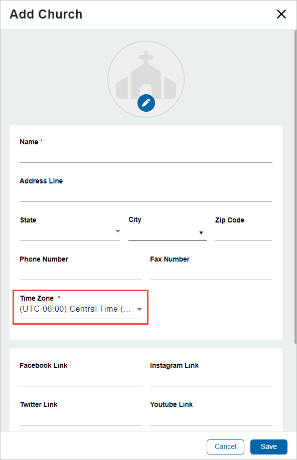 Release Notes 2024 74 church timezone -