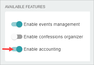 ChMeetings Updates For June 2024 2 disable accounting -