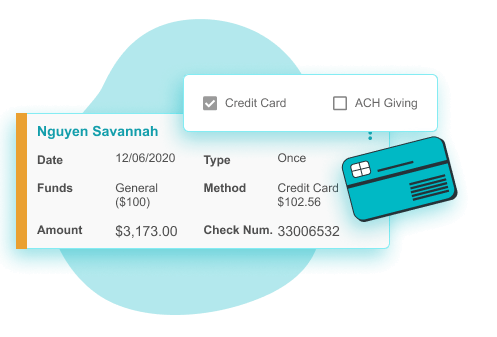 Accept online giving - Doações