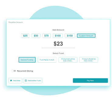 Generate and deliver statements - online giving
