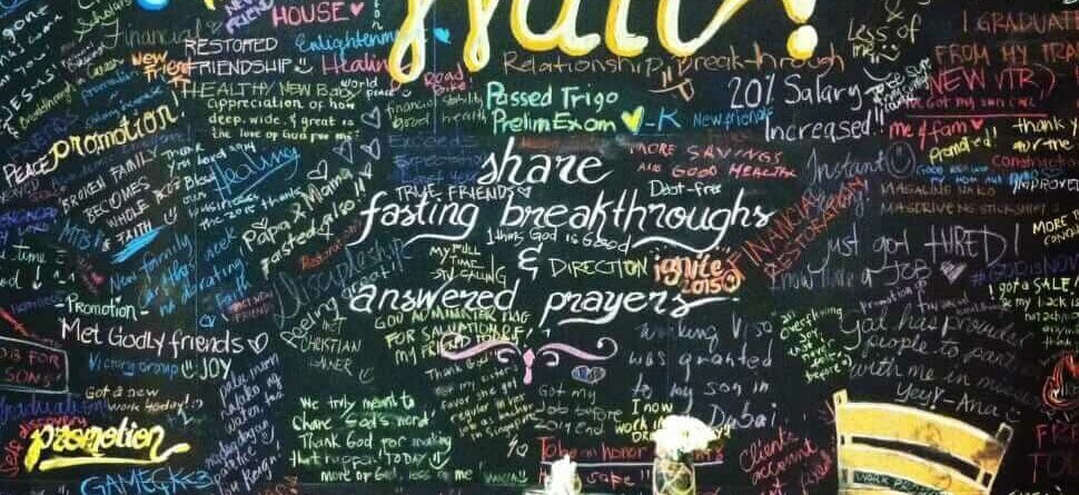Prayer wall examples