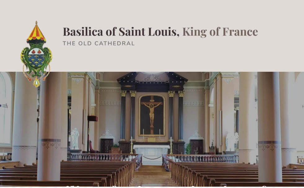 8 Melhores Sites de Paróquias Católicas de 2024: Um Caminho para o Engajamento Espiritual na Era Digital 2 Basilica of St. Louis, King of France, St. Louis, Missouri