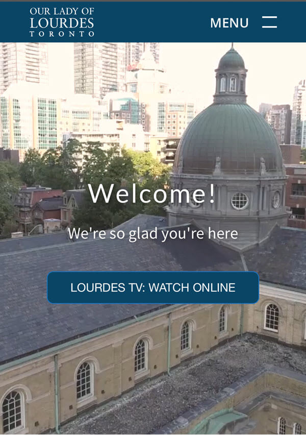 8 Melhores Sites de Paróquias Católicas de 2024: Um Caminho para o Engajamento Espiritual na Era Digital 6 Our Lady of Lourdes, Toronto, Canada