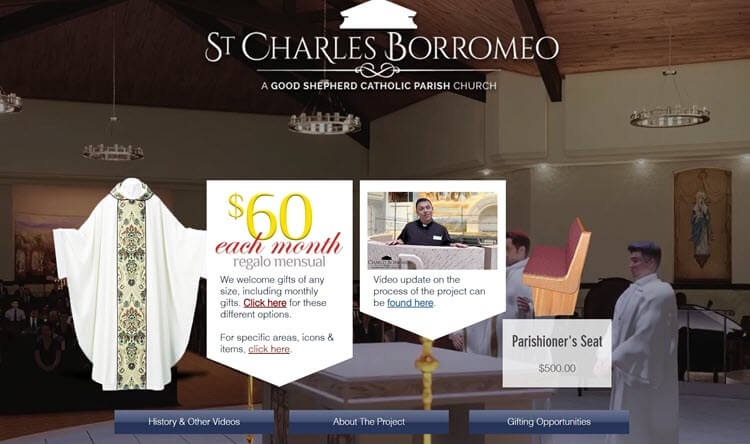 8 Best Catholic Parish Websites of 2026 8 St. Charles Borromeo, Visalia, CA