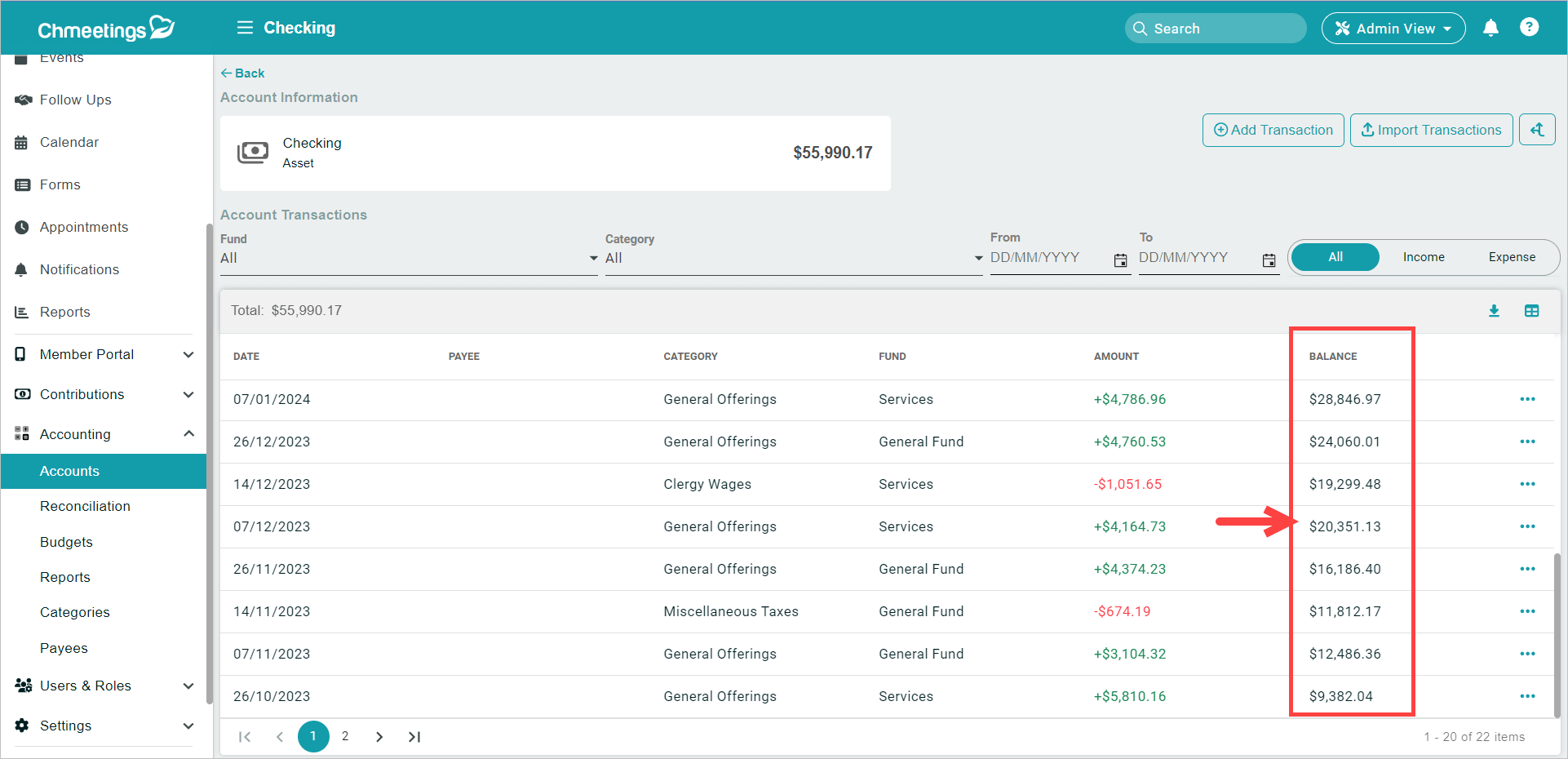 Release Notes 2024 22 balance -