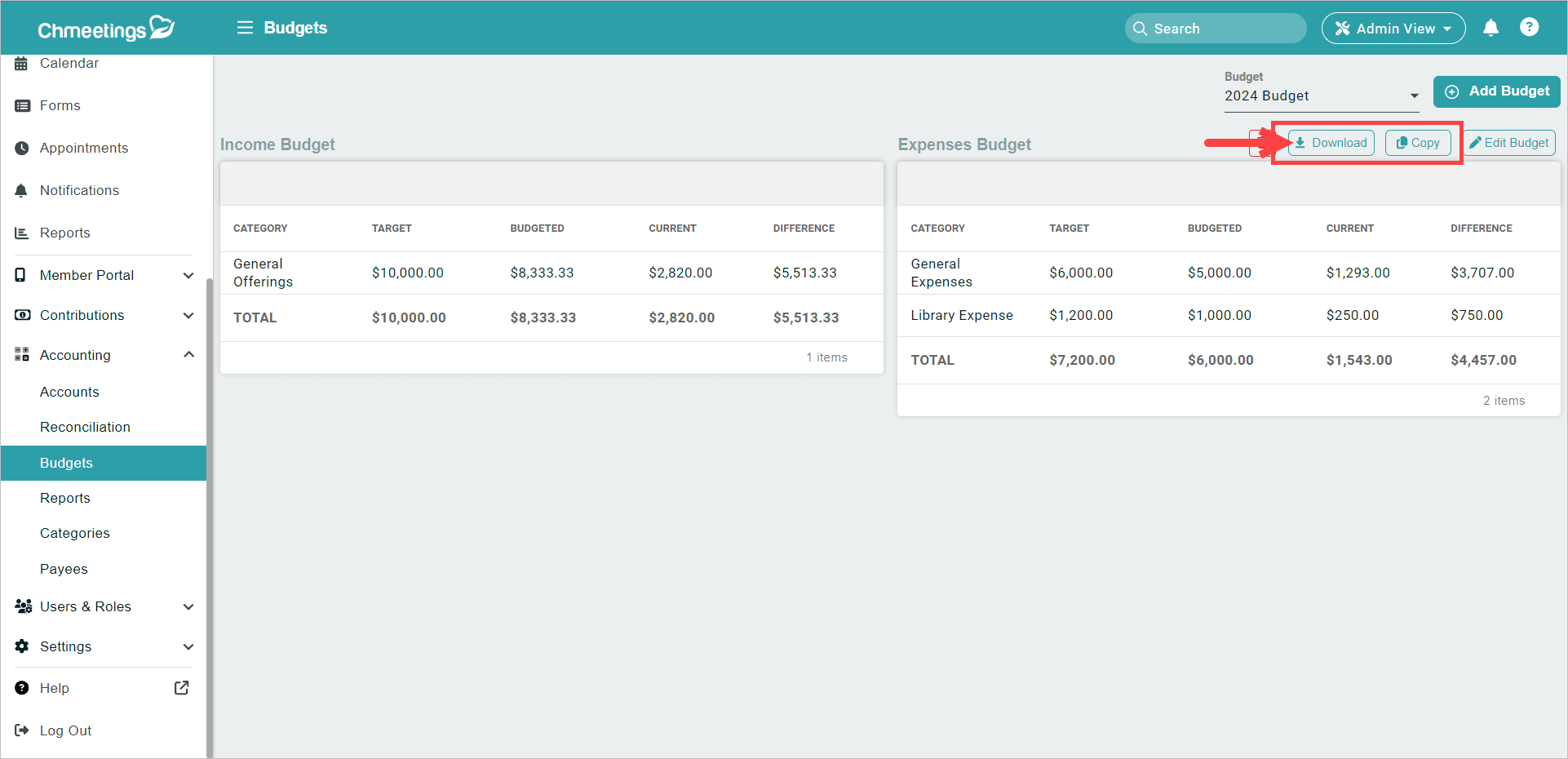 Release Notes 2024 23 budgets -