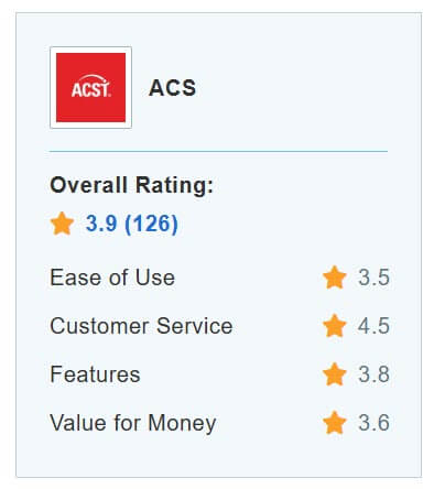 ACS Capterra reviews