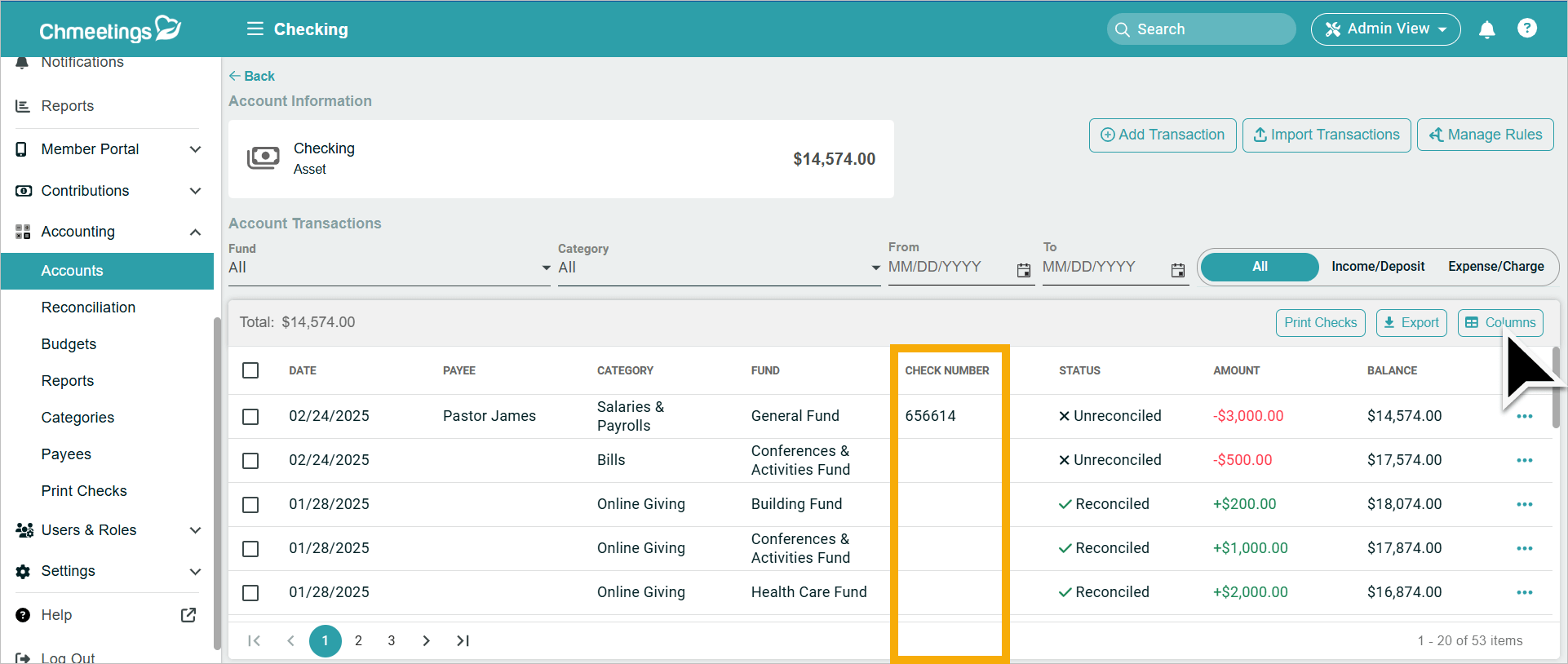 Release Notes 2025 142 checknumber -