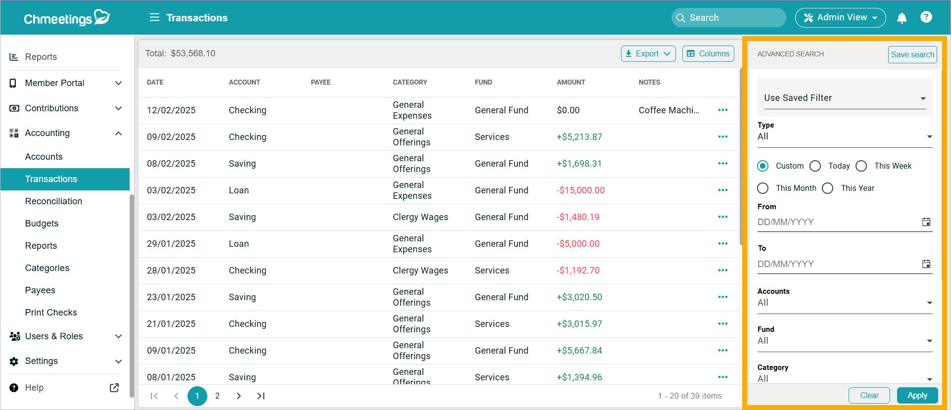 ChMeetings Updates For April 2025 7 transactions 1 -