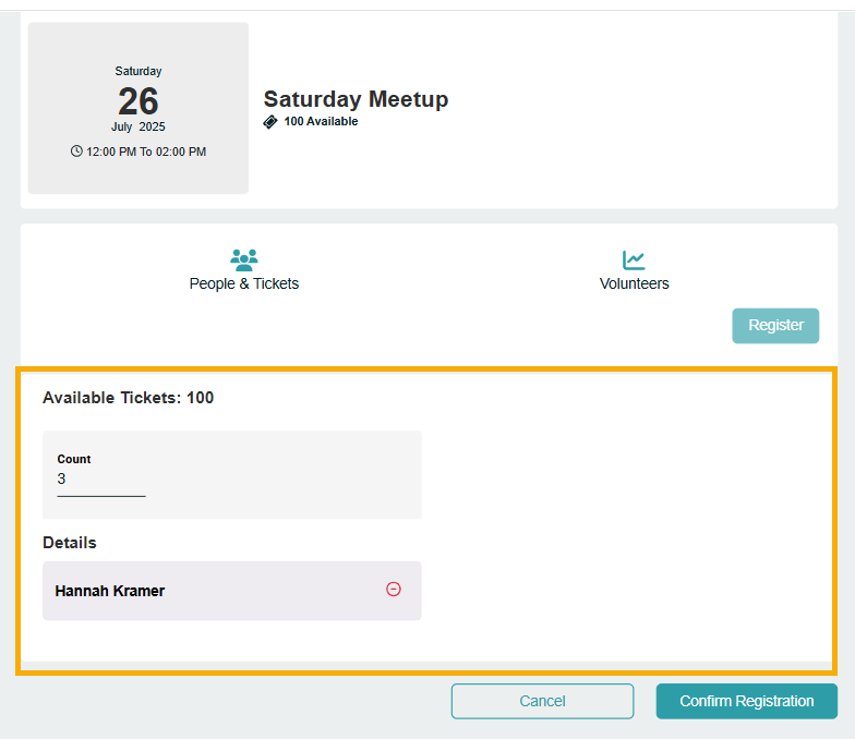 Boost Event Attendance with Simple Registration 1 demo -
