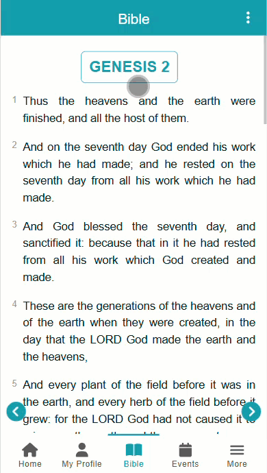 Grow Members’ Scripture Engagement with a Built-In Bible 3 browse bible -