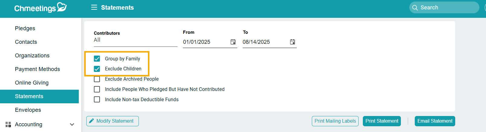 Release Notes 2025 60 contrib exclude children -